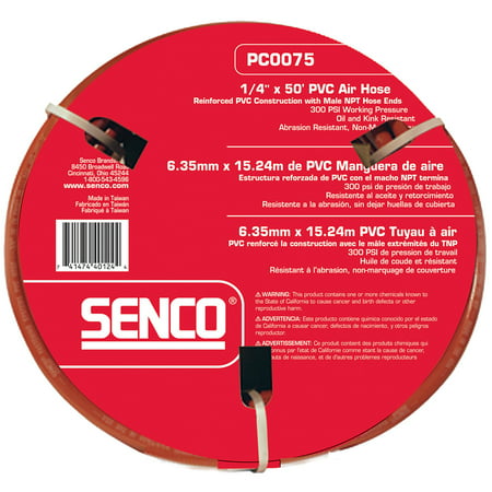 Senco PC0078 PVC Hose Assembly 3/8-inch by 50 foot 
